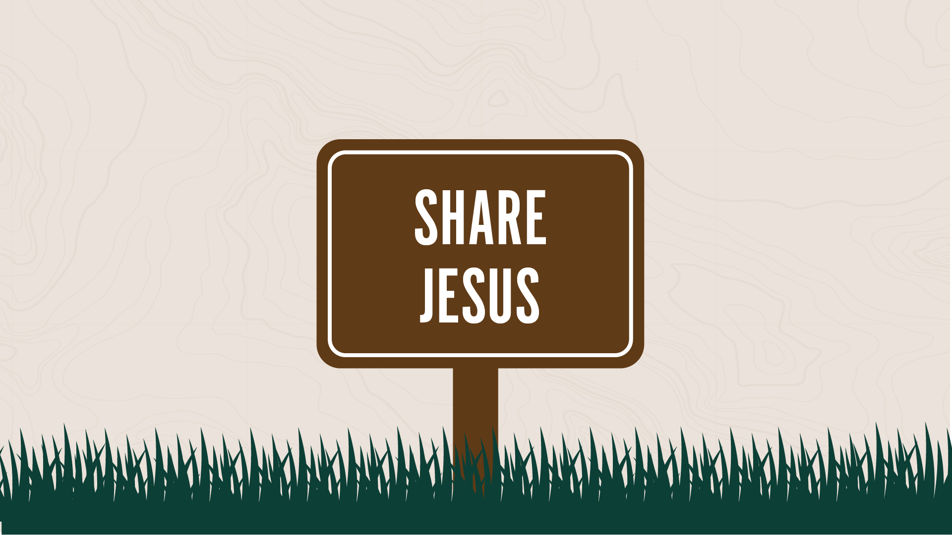 TO SHARE JESUS IS TO TELL YOUR STORY OF FAITH TO OTHERS.
