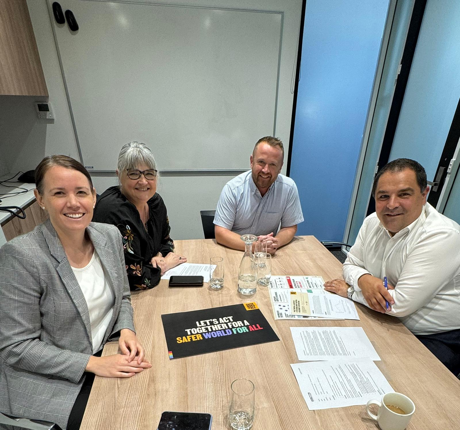 Creating a 'Safer World for All'