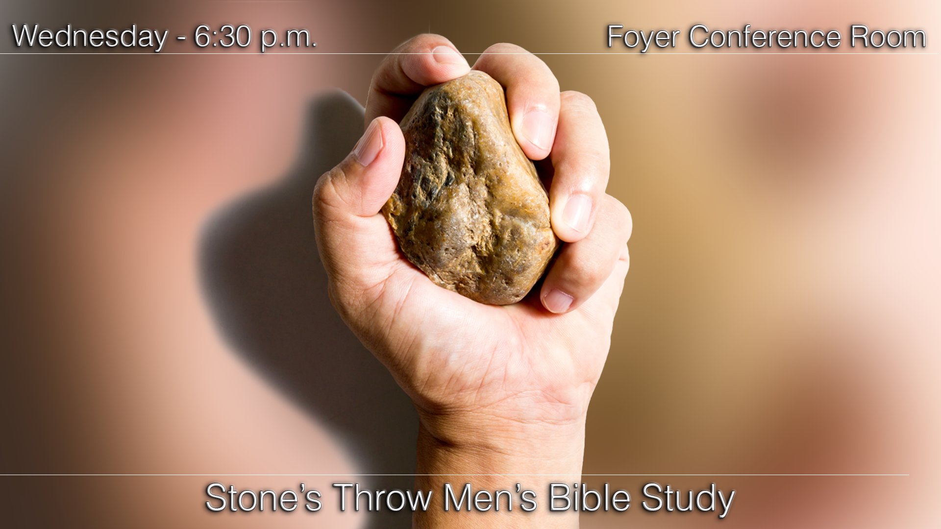 Stone's Throw - Men's Bible Study