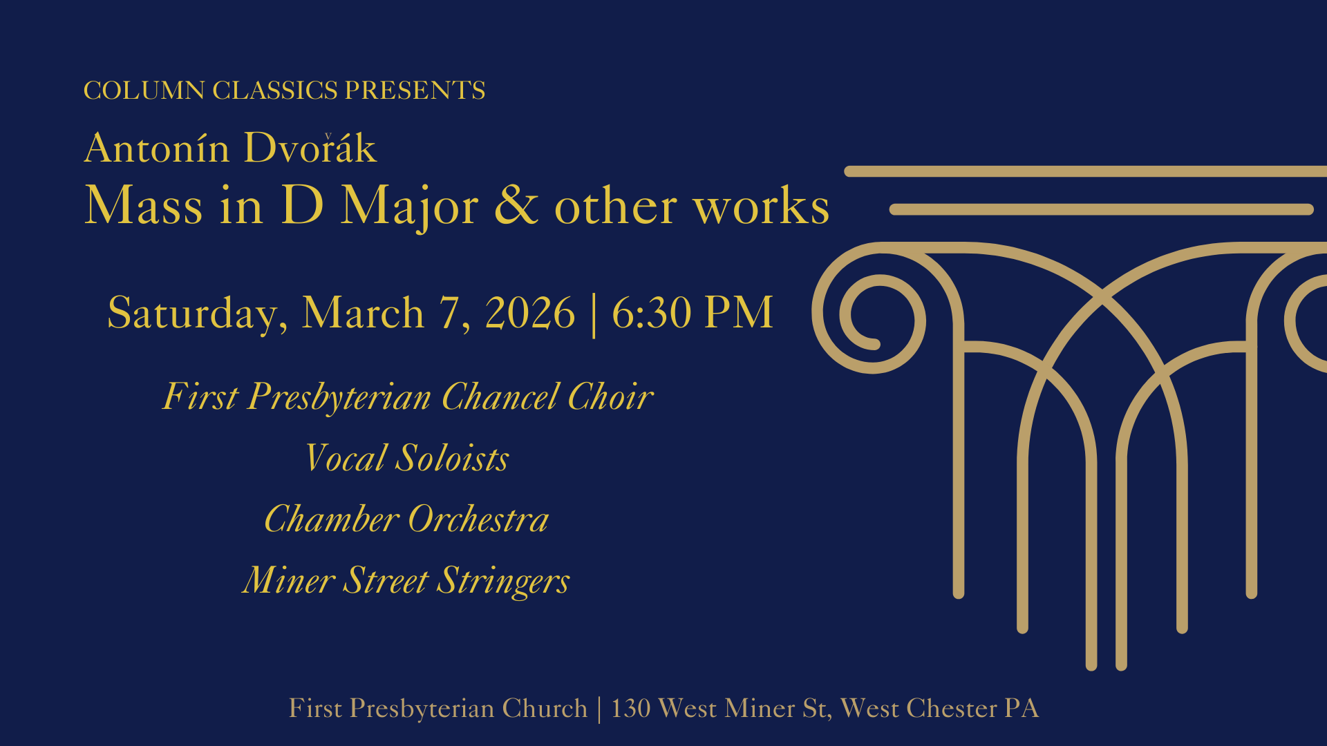 Column Classics Concert