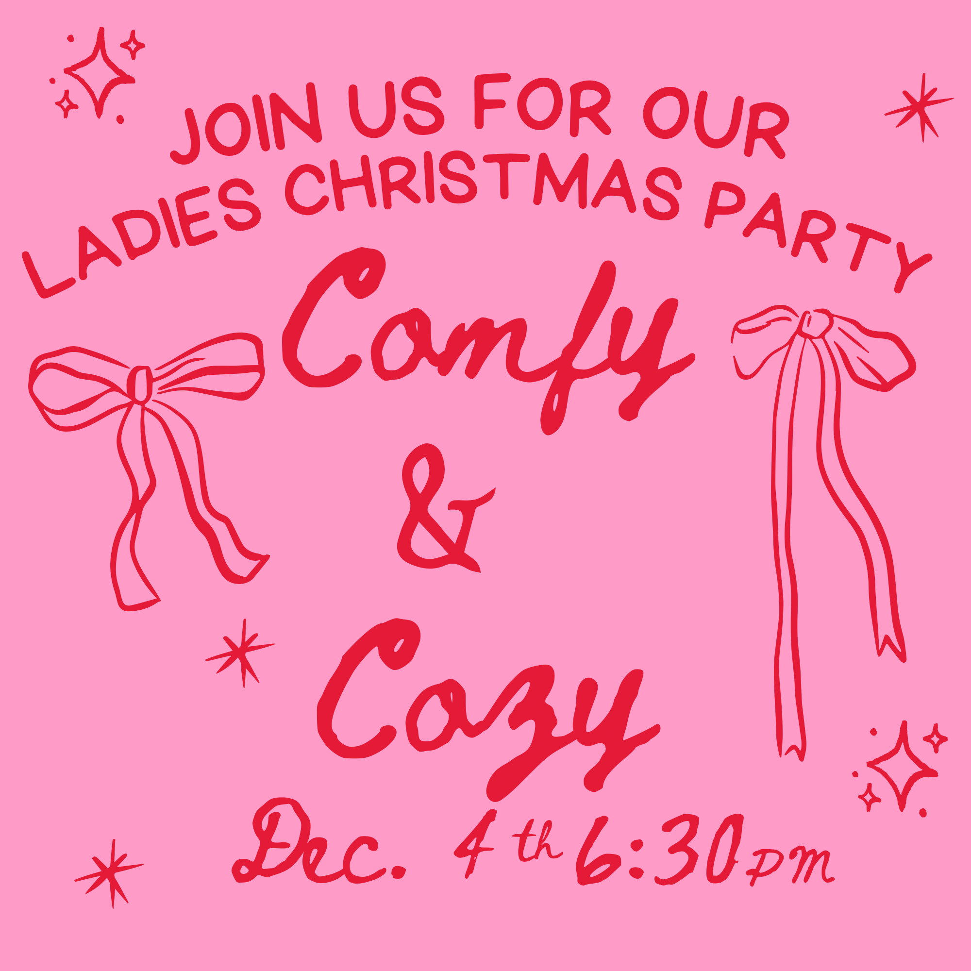 Comfy & Cozy Ladies Christmas Party